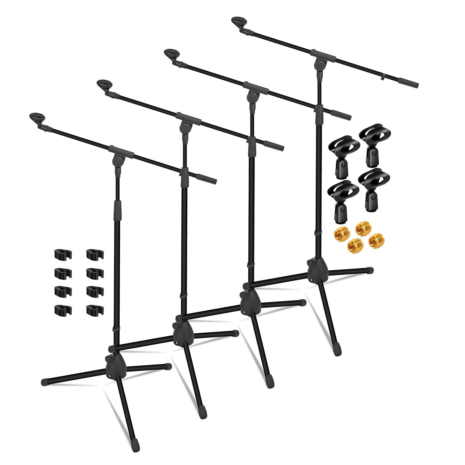 Microphone Stand Boom Arm Floor - 5Core Tripod Mic Stand 4Pcs Adjustable