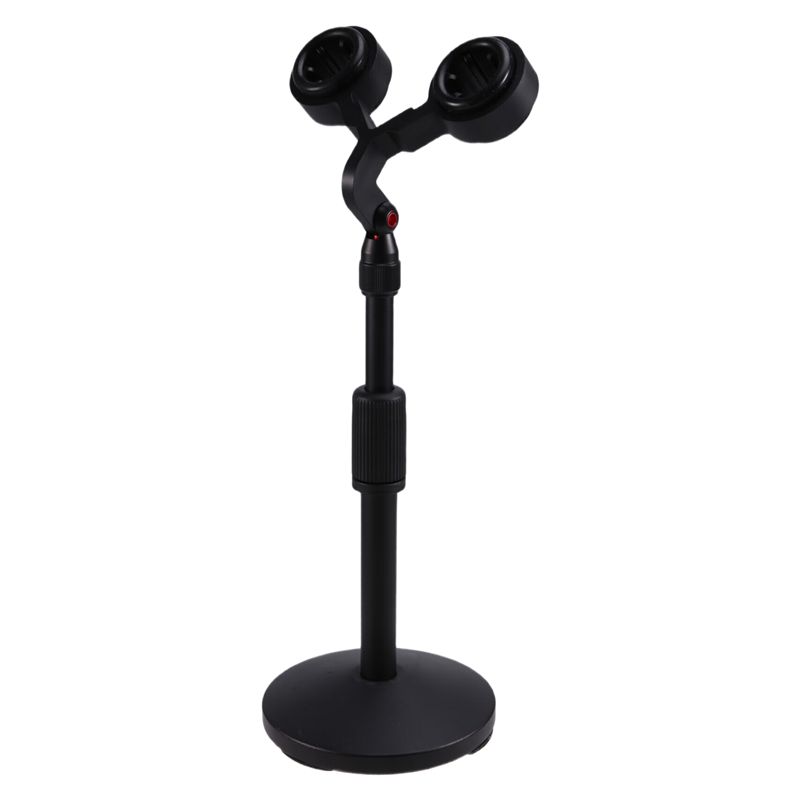 Microphone Shock Mount Universal - AC57-Dual Microphone Stand Kit For SM57