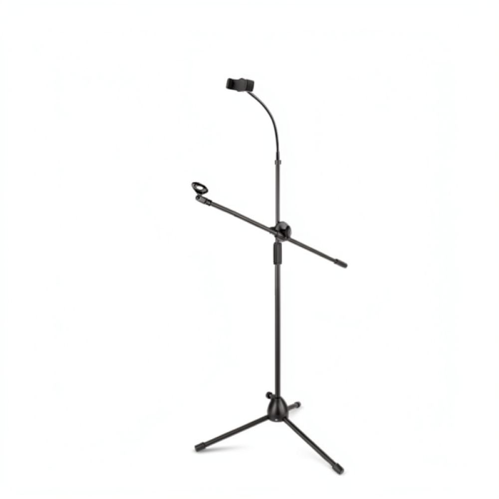 Microphone Stand Boom Arm Floor - Versatile Mic Stand Floor Tripod With