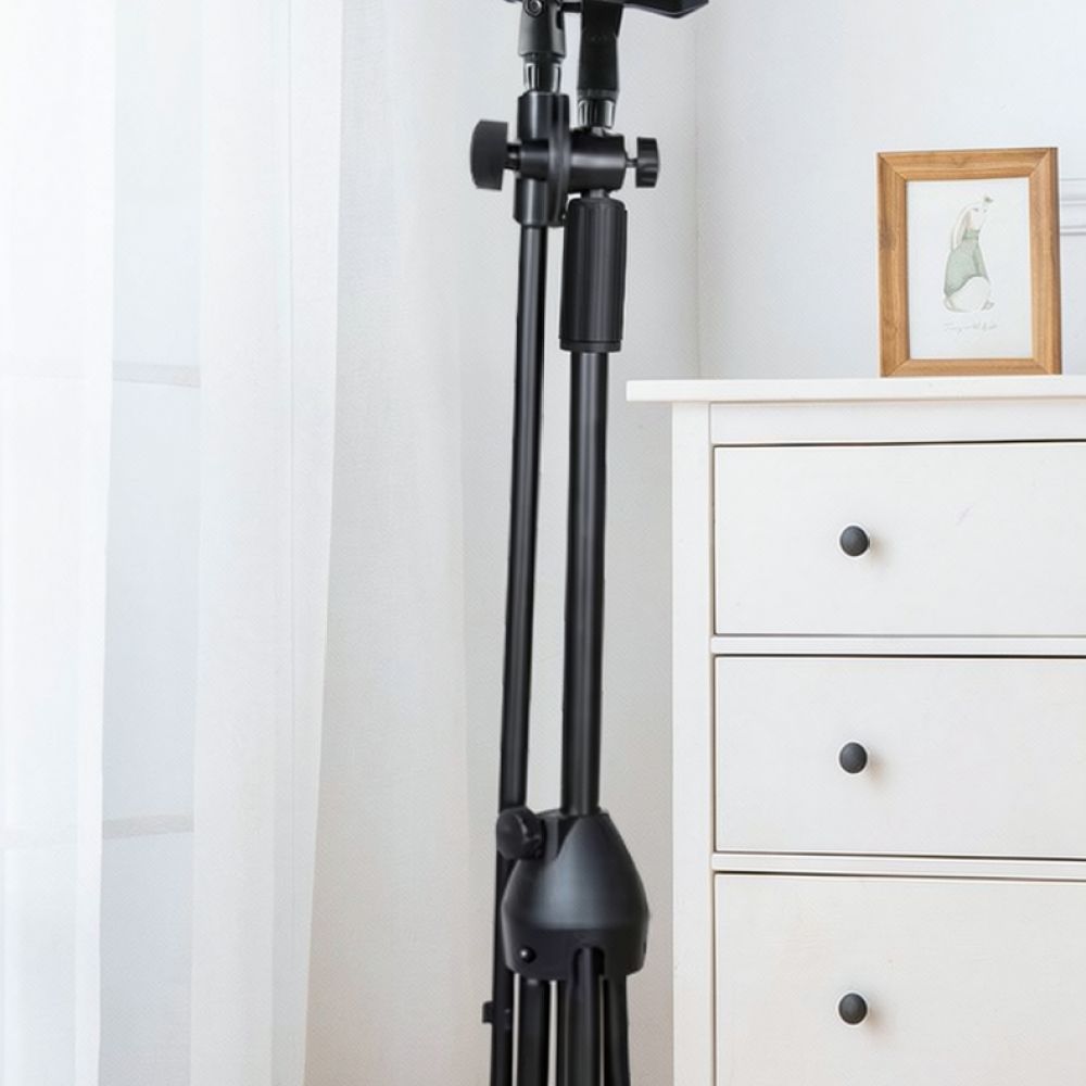 Microphone Stand Boom Arm Floor - Adjustable Microphone Stand Floor Tripod Boom