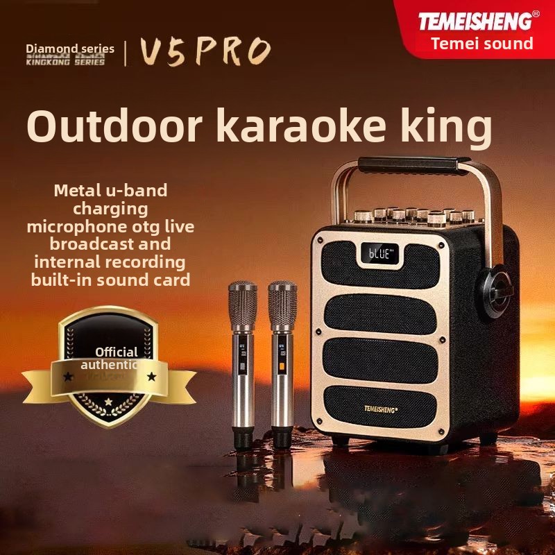 Pa Sound System Battery Portable Outdoor - For TEMEISHENG V5Pro Bluetooth Speaker, Portable