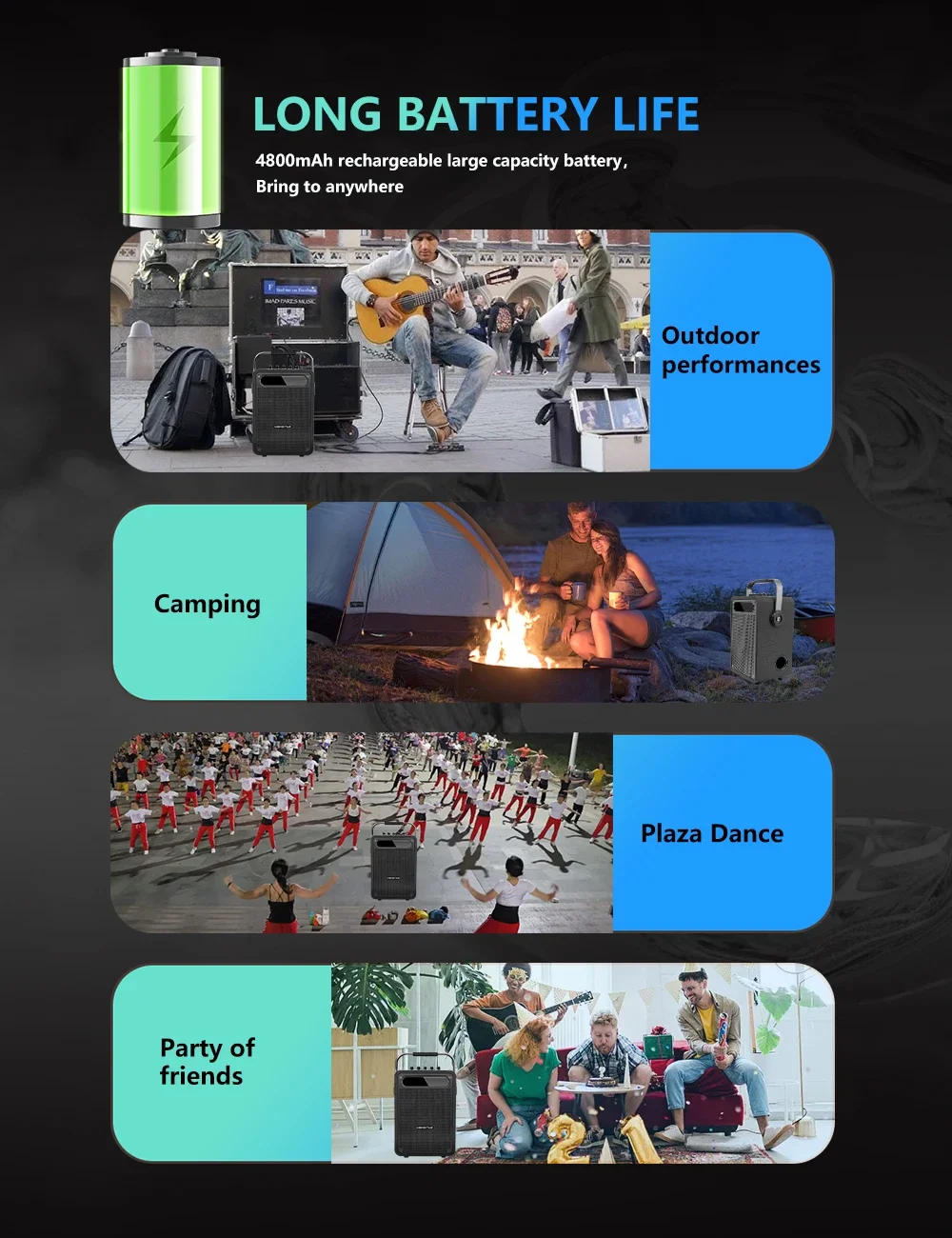 Ihomelife Light Wireless Mic K - огляд і ціна Karaoke Machine Portable With 2 Mic