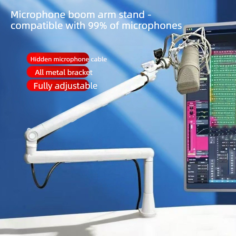 Boom Arm Microphone Stand Desk - огляд і ціна Microphone Stand Boom Arm Floor