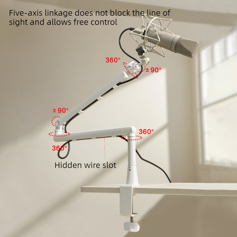 Boom Arm Microphone Stand Desk - огляд і ціна Microphone Stand Boom Arm Floor
