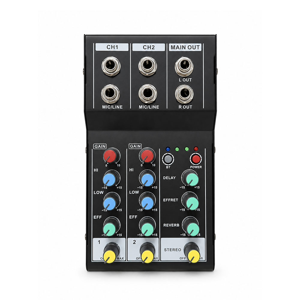 2 Channel Bluetooth Audio Mixe - огляд і ціна Karaoke Audio Mixer Echo Delay