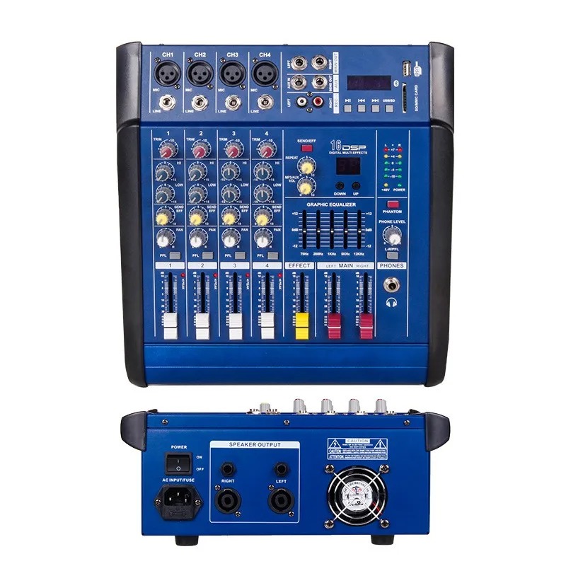 Power Amplifier Professional D - огляд і ціна Karaoke Amplifier Mixer Bluetooth