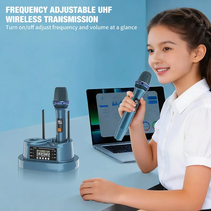 Wireless Microphone Kit With C - огляд і ціна Bluetooth Karaoke Microphone Handheld