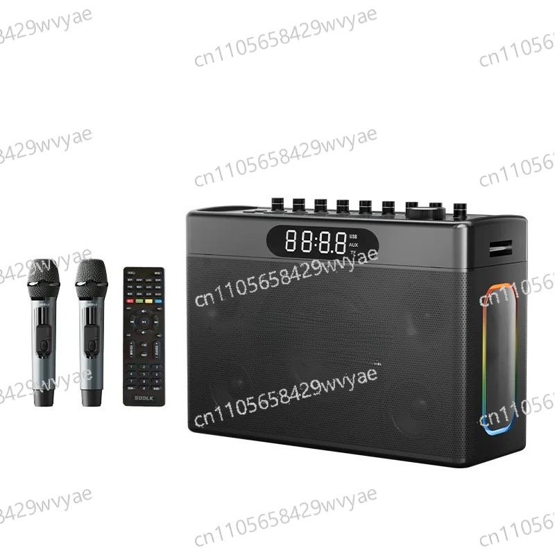 S1127 PLUS 300W Karaoke Machin - огляд і ціна Karaoke Machine Portable With 2 Mic