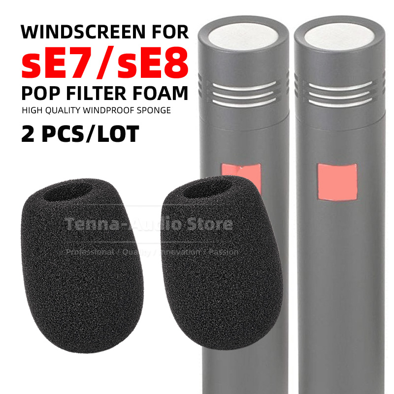 Compatible With SE 7 8 SE7 SE8 - огляд і ціна Microphone Pop Filter Foam Windscreen