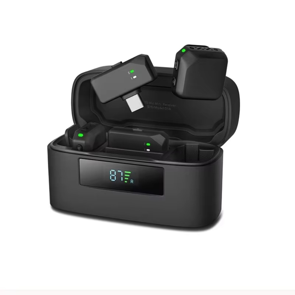 Magnetic Wireless Lapel Microp - огляд і ціна Wireless Lavalier Microphone Dual Receiver