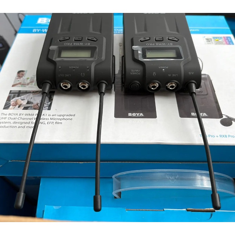 1 piece suitable for  BY-WM8 P - огляд і ціна Wireless Lavalier Microphone Dual Receiver