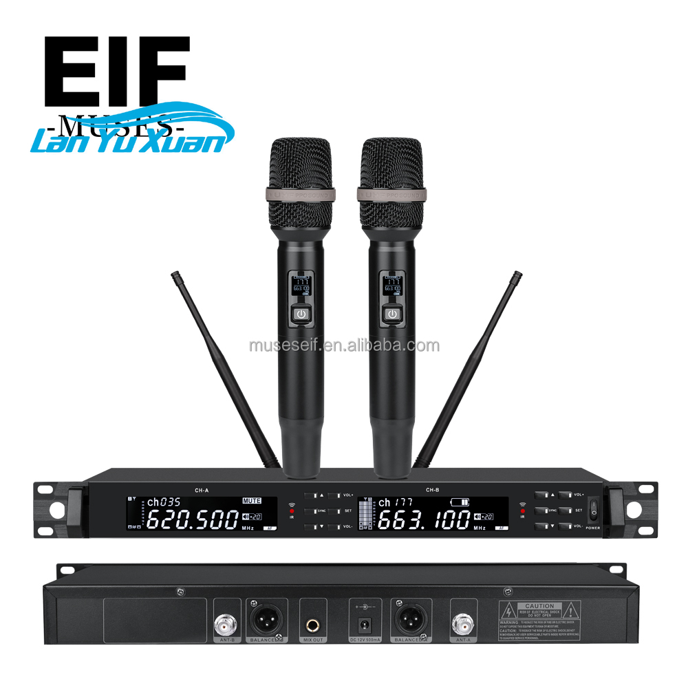 2026 Wireless Microphone Syste - огляд і ціна Uhf Wireless Microphone System Dual Channel