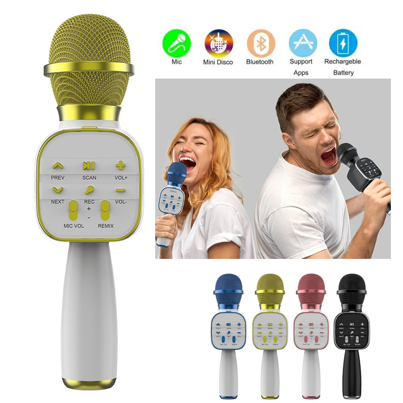 DS813 Wireless Bluetooth Karao - огляд і ціна Bluetooth Karaoke Microphone Handheld