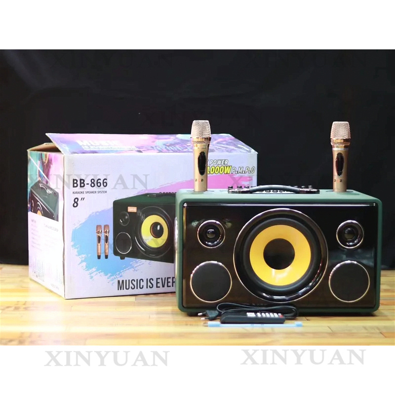 Karaoke Speaker, 8-Inch Wooden - огляд і ціна Karaoke Speaker System 100W Rgb