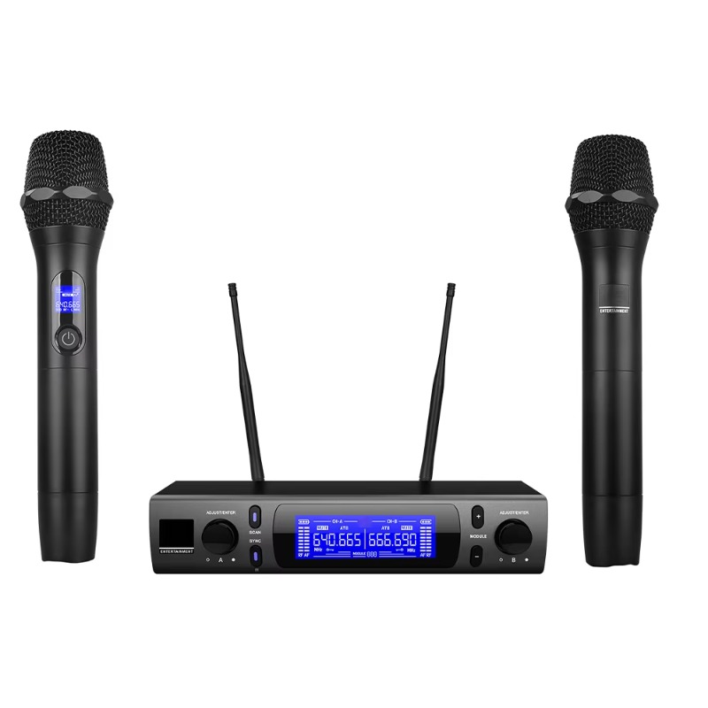 VM300 UHF Dual 2-Channel Wirel - огляд і ціна Uhf Wireless Microphone System Dual Channel