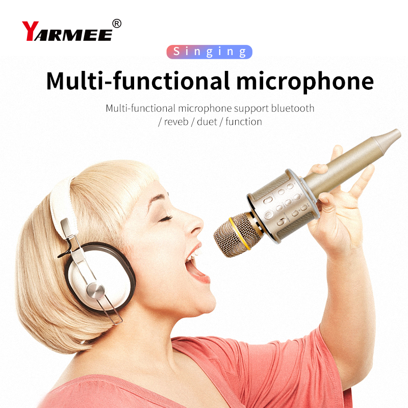 YARMEE Wireless Microphone Blu - огляд і ціна Bluetooth Karaoke Microphone Handheld