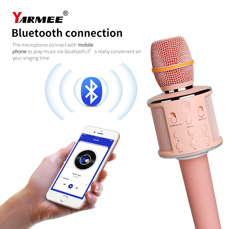 YARMEE Wireless Microphone Blu - огляд і ціна Bluetooth Karaoke Microphone Handheld