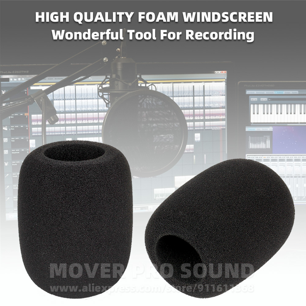 For Audio Technica BP40 BP 40  - огляд і ціна Microphone Pop Filter Foam Windscreen