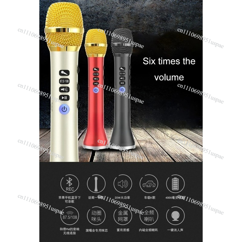 L-698DSP 20W Wireless Micropho - огляд і ціна Bluetooth Karaoke Microphone Handheld