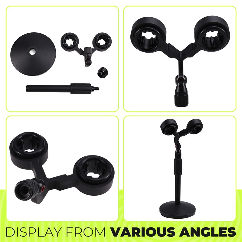 AC57-Dual Microphone Stand Kit - огляд і ціна Microphone Shock Mount Universal