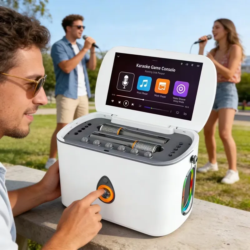 Portable Bluetooth Speaker wit - огляд і ціна Karaoke Machine Portable With 2 Mic