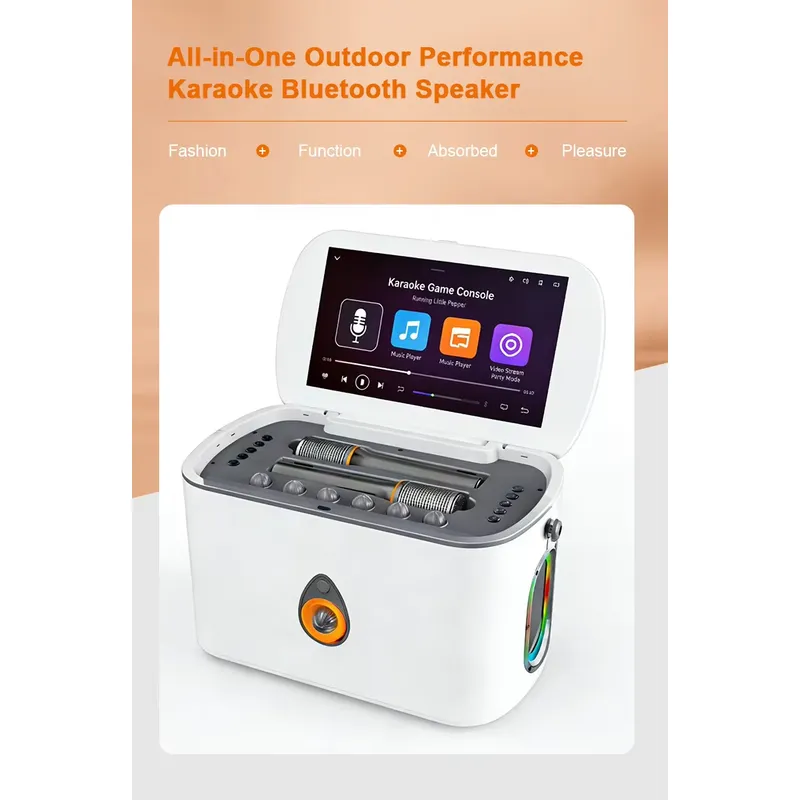 Portable Bluetooth Speaker wit - огляд і ціна Karaoke Machine Portable With 2 Mic