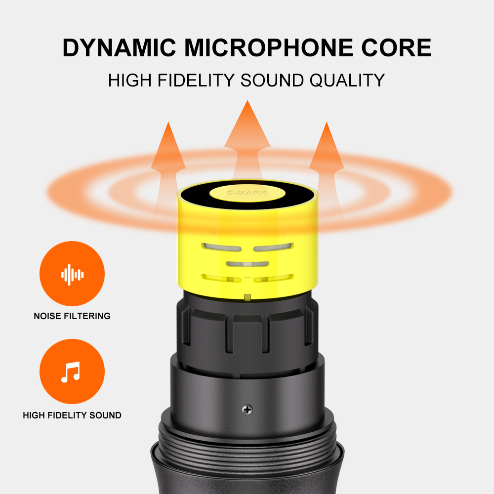 Wireless Microphone G-MARK X22 - огляд і ціна Rechargeable Wireless Mic Lithium Battery