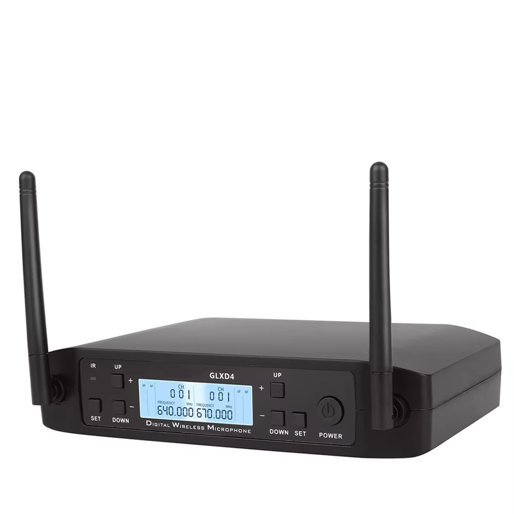 GLXD4 Professional Wireless Mi - огляд і ціна Wireless Lavalier Microphone Dual Receiver