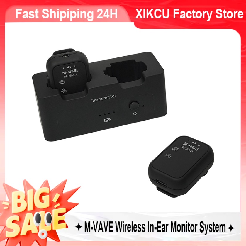 M-VAVE SWS12 Dual Receiver Wir - огляд і ціна Wireless Lavalier Microphone Dual Receiver