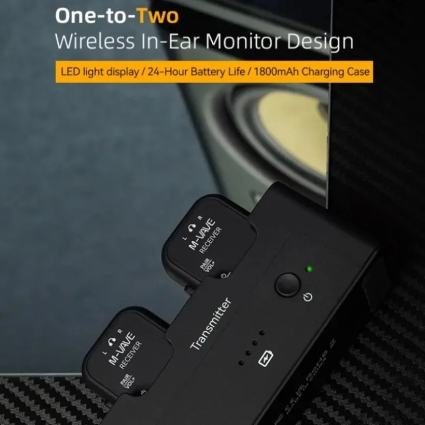 M-VAVE SWS12 Dual Receiver Wir - огляд і ціна Wireless Lavalier Microphone Dual Receiver