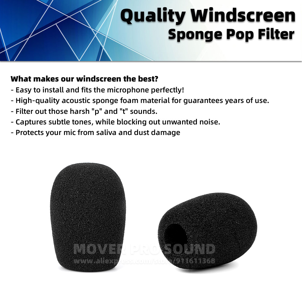 For BOYA BY-MM1 BY MM1 MM 1 +  - огляд і ціна Microphone Pop Filter Foam Windscreen