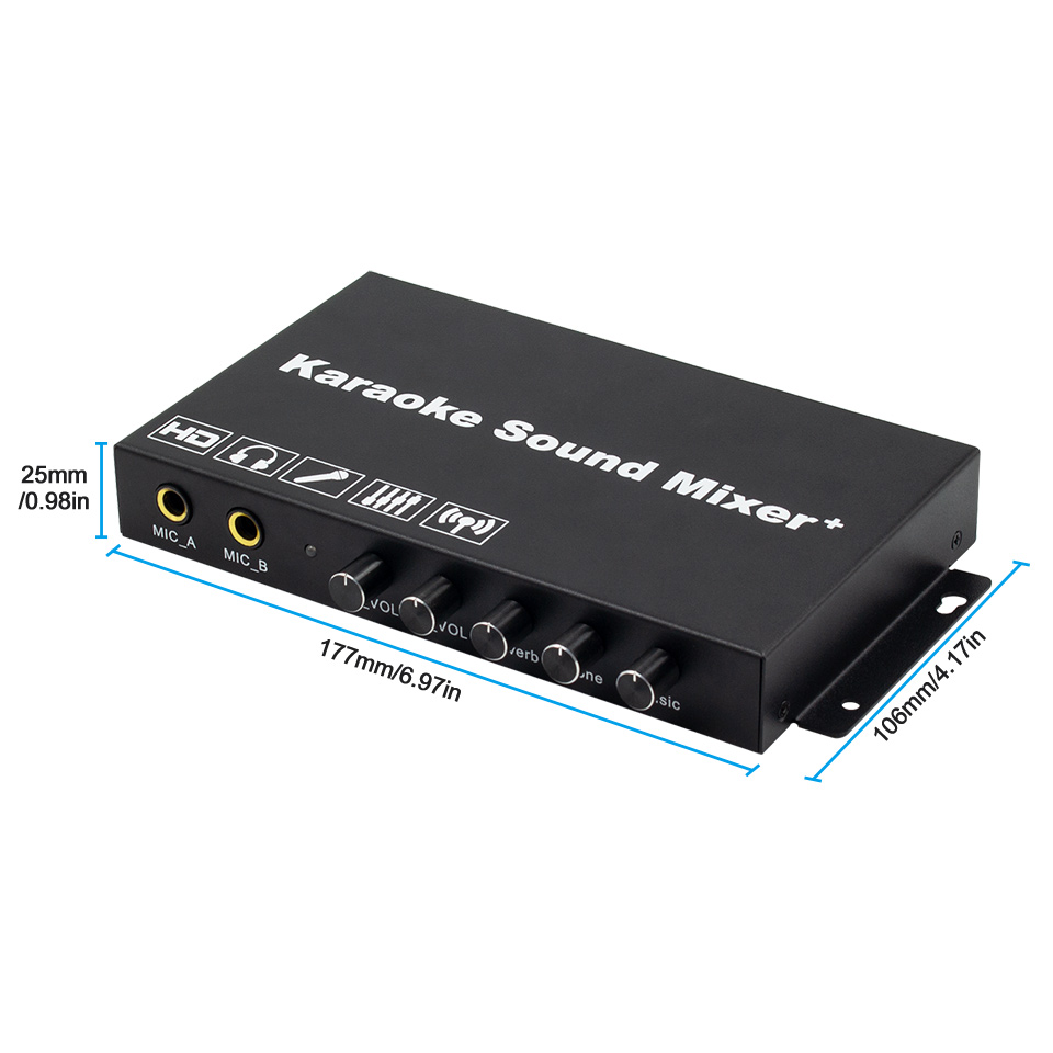 Professional Karaoke Mixer Sys - огляд і ціна Karaoke Amplifier Mixer Bluetooth