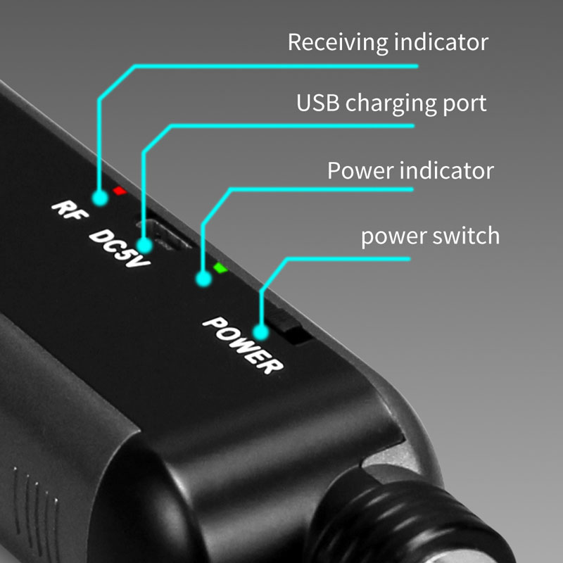 YARMEE UHF Wireless Microphone - огляд і ціна Rechargeable Wireless Mic Lithium Battery