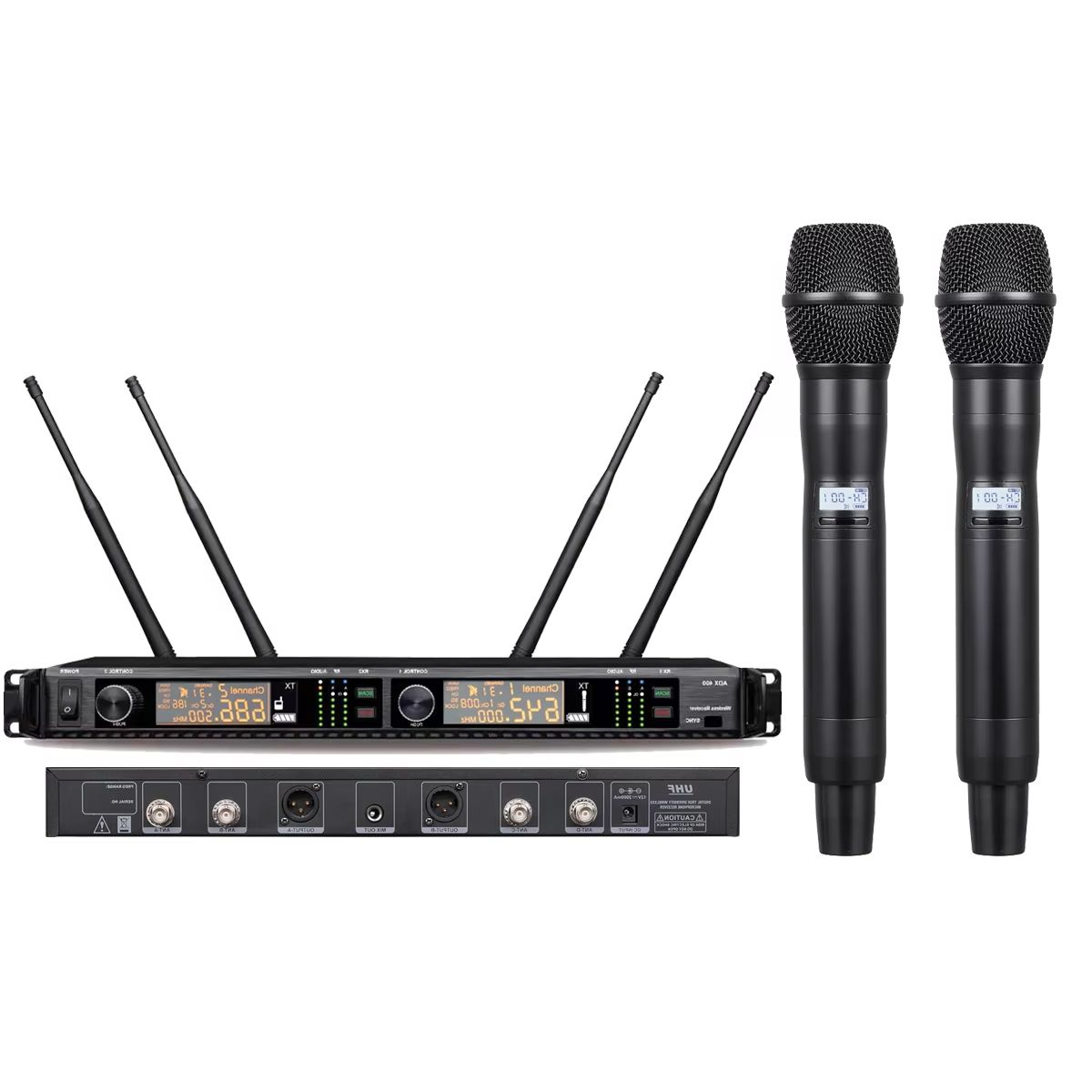 Dual Channel UHF AD2 AD4D Digi - огляд і ціна Uhf Wireless Microphone System Dual Channel