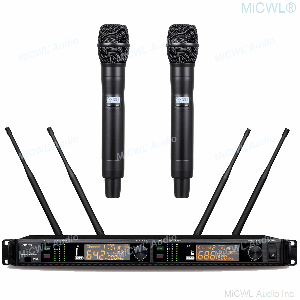 Dual Channel UHF AD2 AD4D Digi - огляд і ціна Uhf Wireless Microphone System Dual Channel