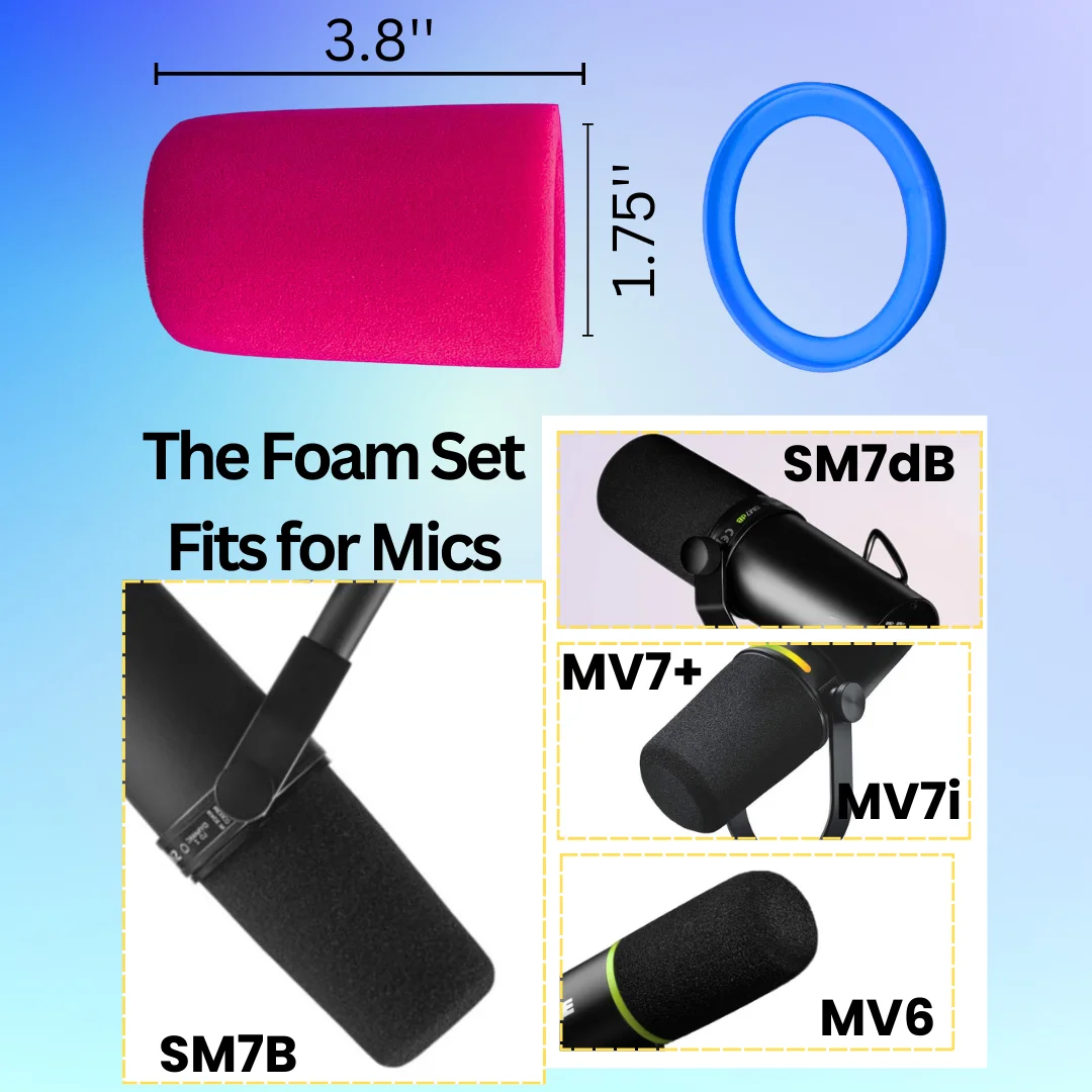 SM7B Mic Pop Filter Replacemen - огляд і ціна Microphone Pop Filter Foam Windscreen