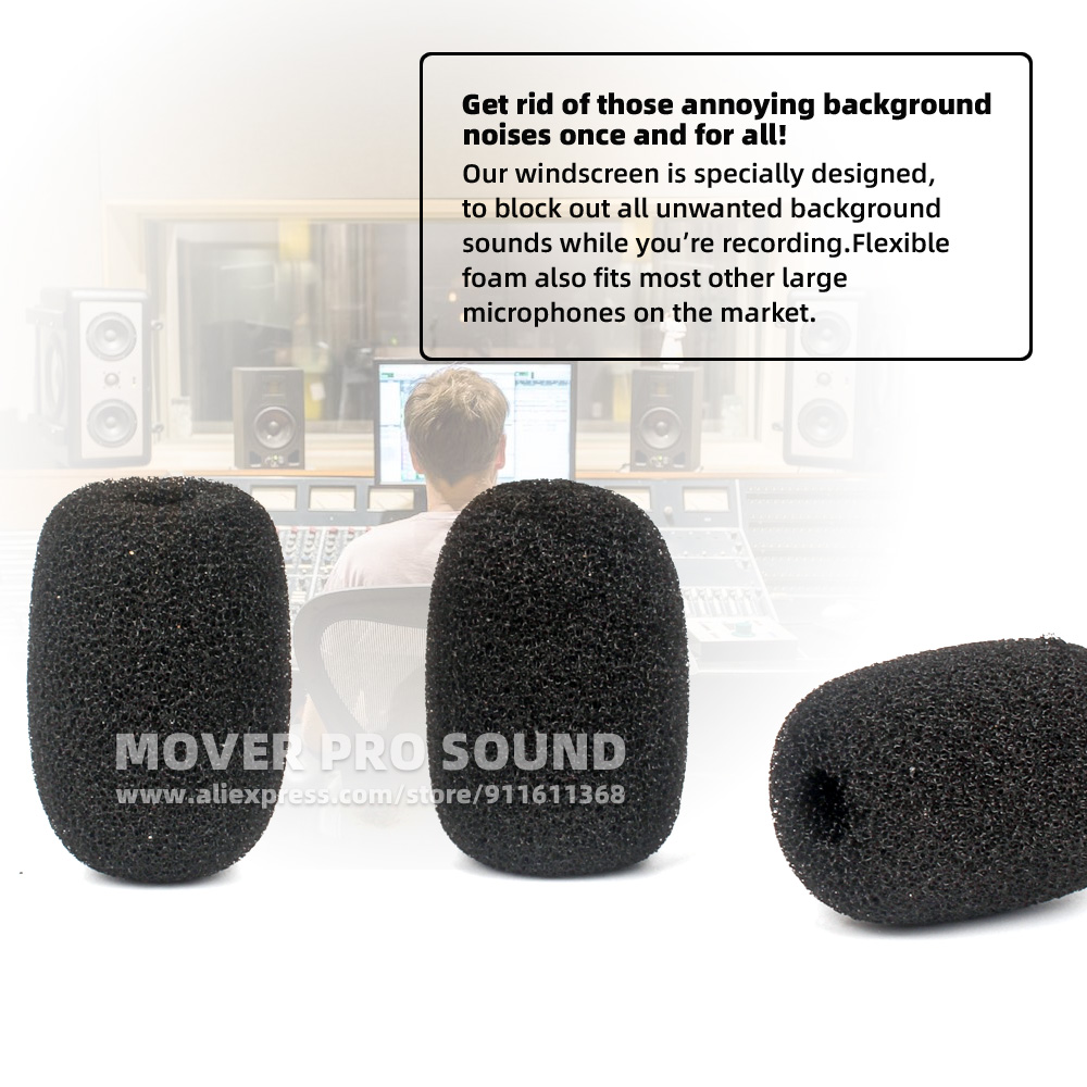 SnapVox Compatible With SHURE  - огляд і ціна Microphone Pop Filter Foam Windscreen