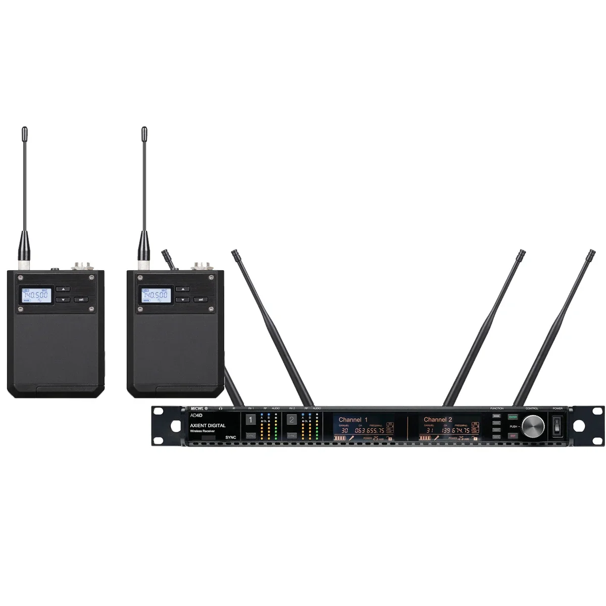 Professional WCM16 Black Cardi - огляд і ціна Uhf Wireless Microphone System Dual Channel