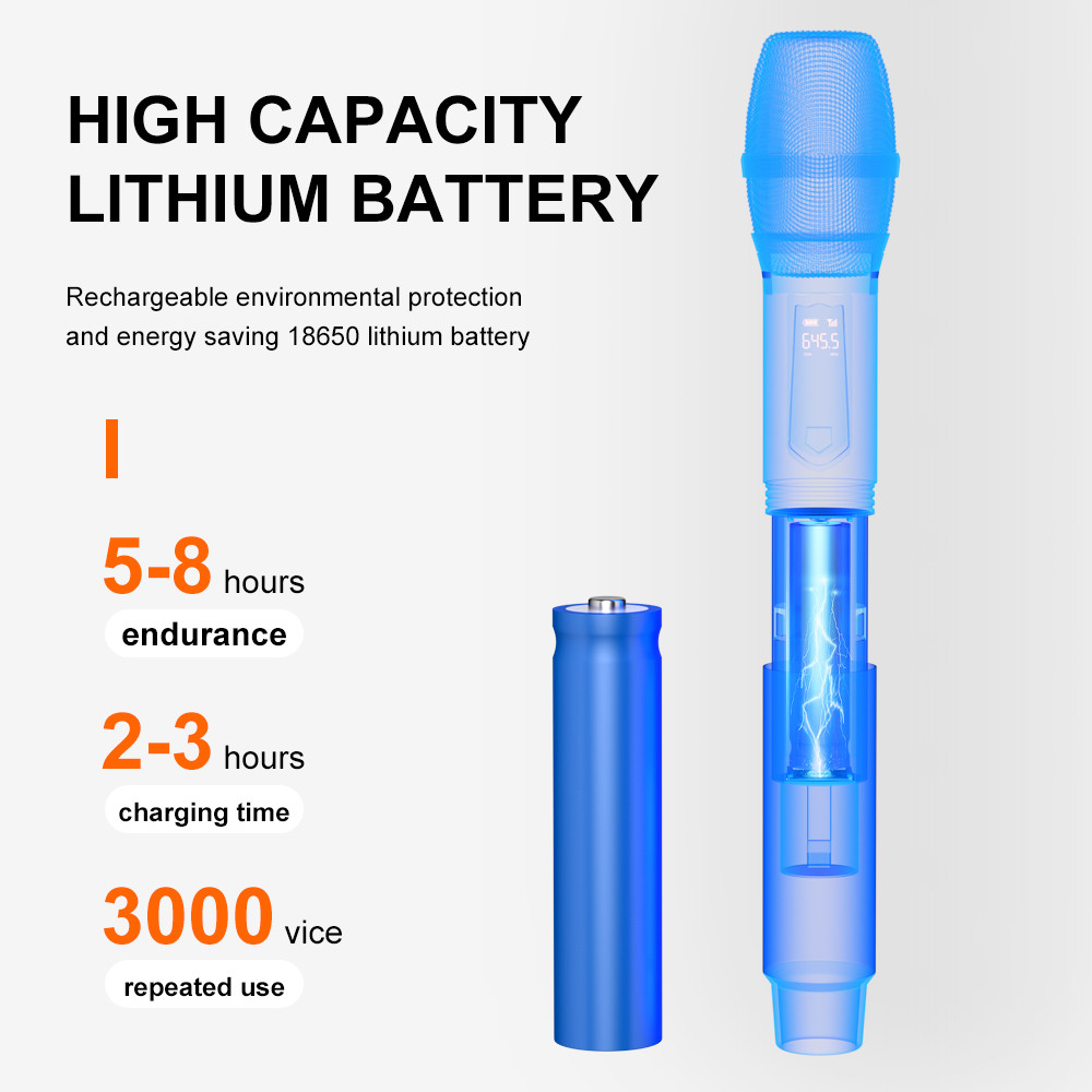 Wireless Microphone G-MARK X22 - огляд і ціна Rechargeable Wireless Mic Lithium Battery