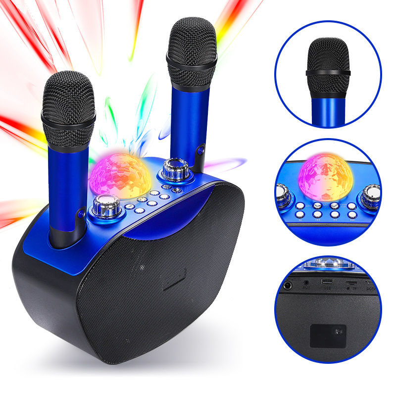 Mini Subwoofer Speaker Portabl - огляд і ціна Bluetooth Karaoke Microphone Handheld