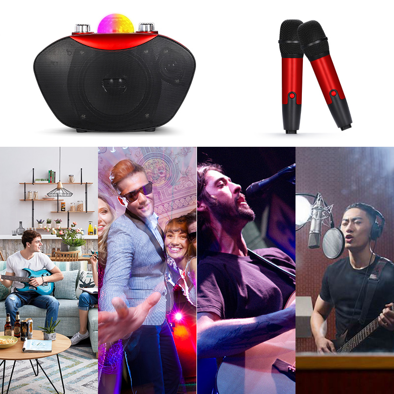 Mini Subwoofer Speaker Portabl - огляд і ціна Bluetooth Karaoke Microphone Handheld