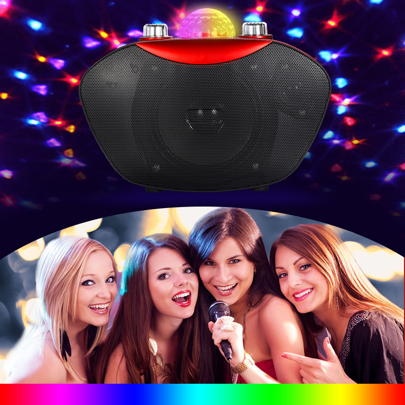 Mini Subwoofer Speaker Portabl - огляд і ціна Bluetooth Karaoke Microphone Handheld
