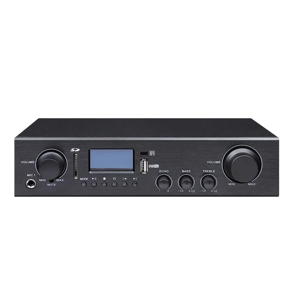2*80W Blue-tooth USB MP3 Remot - огляд і ціна Karaoke Amplifier Mixer Bluetooth