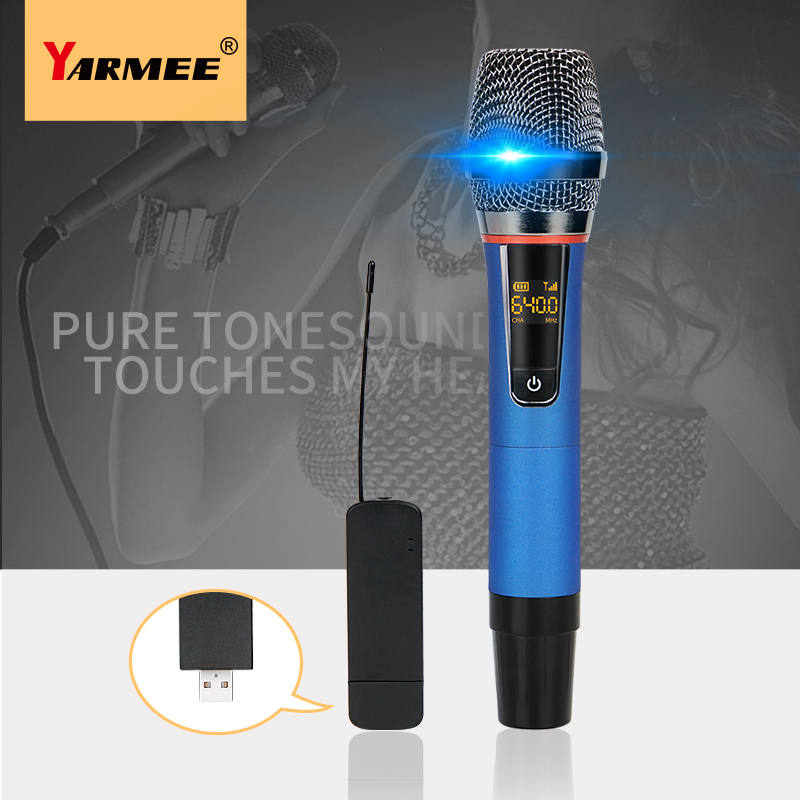YARMEE Professional USB Wirele - огляд і ціна Rechargeable Wireless Mic Lithium Battery