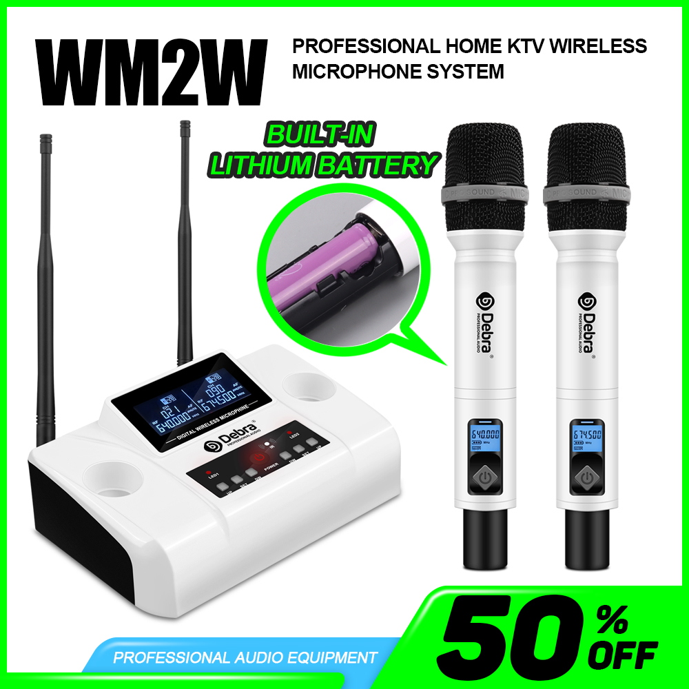 Debra New WM2W Wireless Microp - огляд і ціна Rechargeable Wireless Mic Lithium Battery