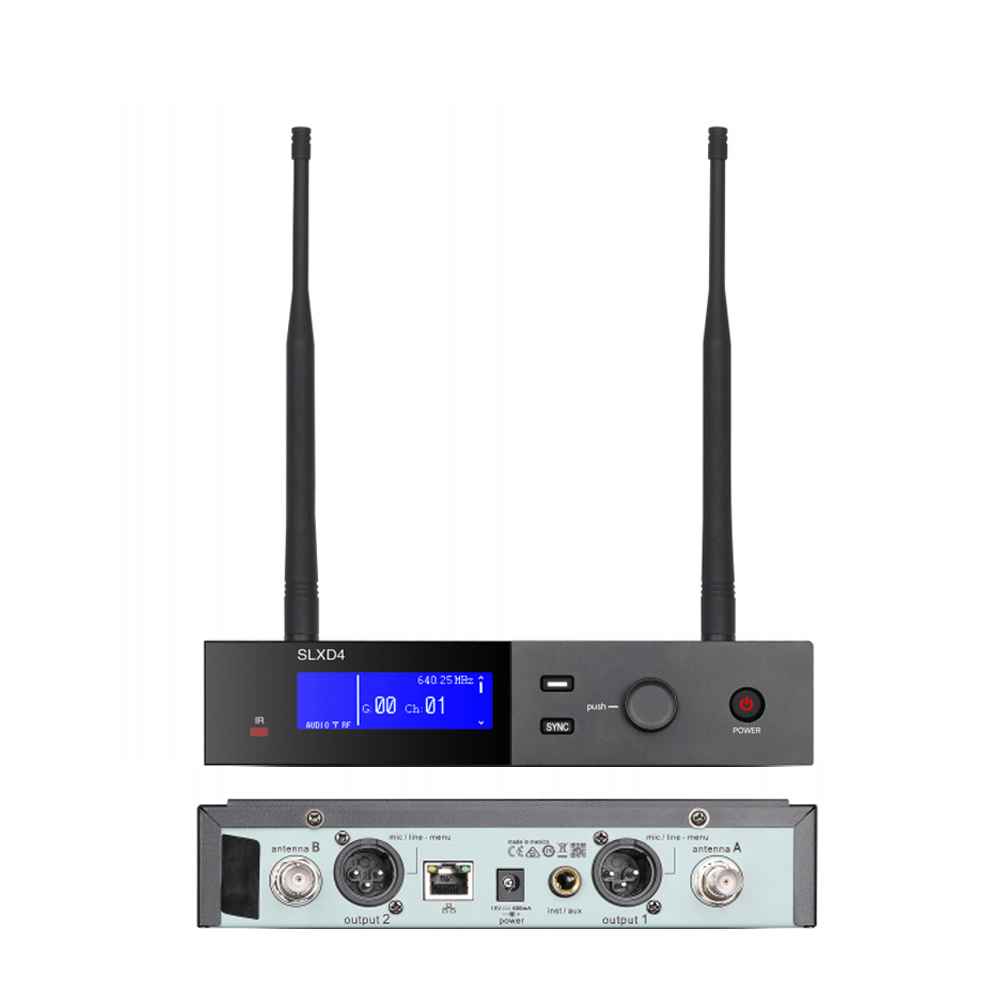 SLXD4 SLXD2 Dual Channel Mic S - огляд і ціна Uhf Wireless Microphone System Dual Channel
