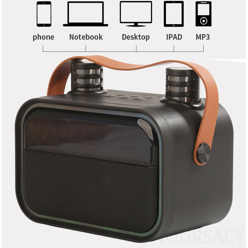 NEW Bluetooth Karaoke Speaker  - огляд і ціна Karaoke Machine Portable With 2 Mic