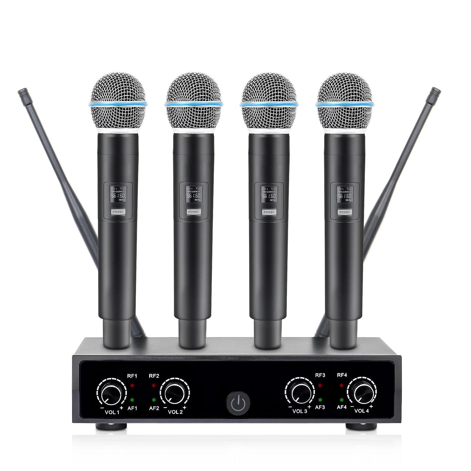 Metal UHF Wireless Microphone  - огляд і ціна Wireless Lavalier Microphone Dual Receiver