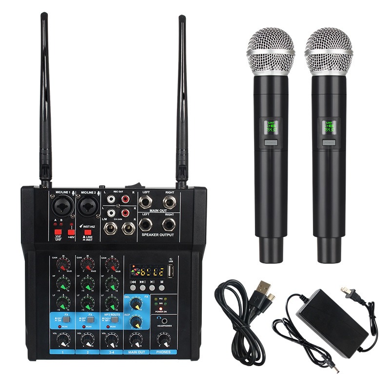 Audio Mixer Amplifier With Blu - огляд і ціна Karaoke Amplifier Mixer Bluetooth