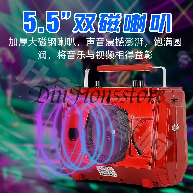 Karaoke Machine with Lyrics Di - огляд і ціна Karaoke Machine Portable With 2 Mic